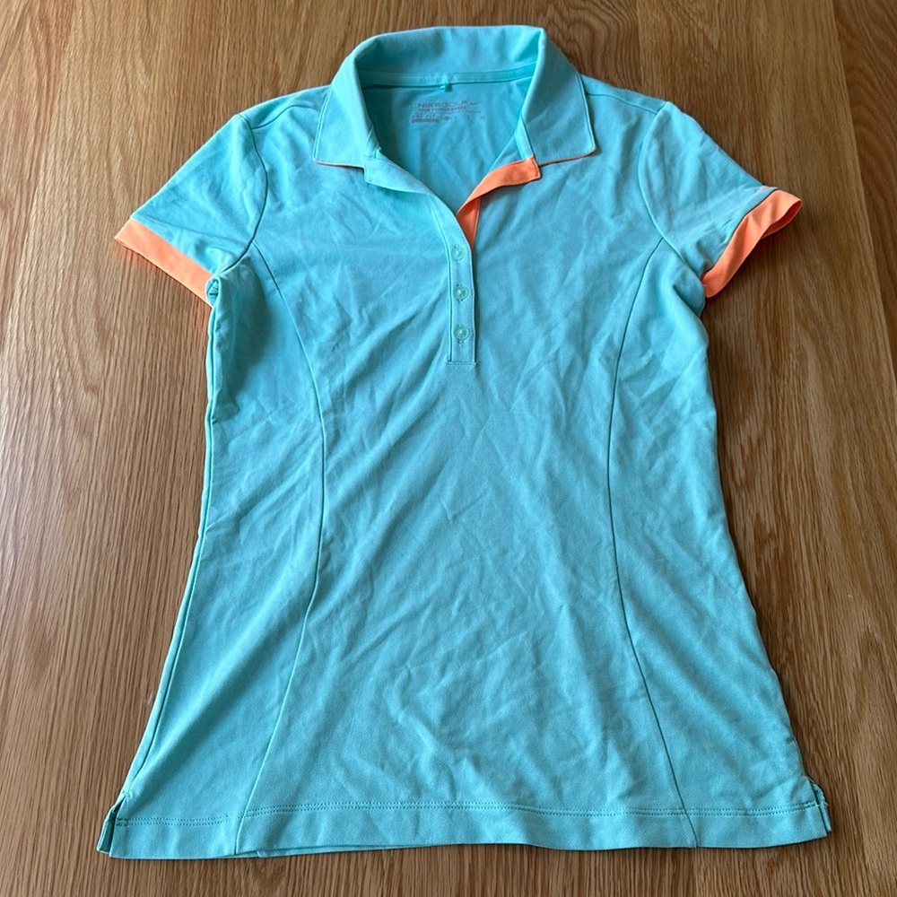 Nike Golf Dri Fit athletic polo top